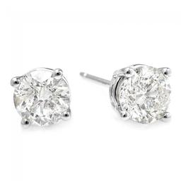 14k White Gold 1.70ct Diamond Earrings