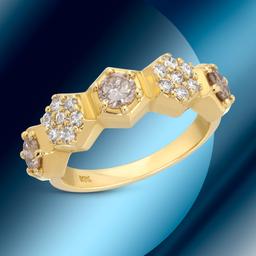 14k Gold 1.19cts Diamond Ring