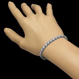 18K Gold 8.54ct Diamond Bracelet