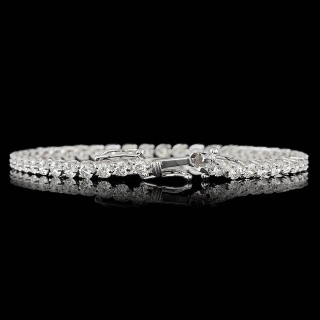 18k White Gold 6.25ct Diamond Bracelet