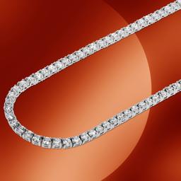 14K Gold 5.05cts Diamond Necklace