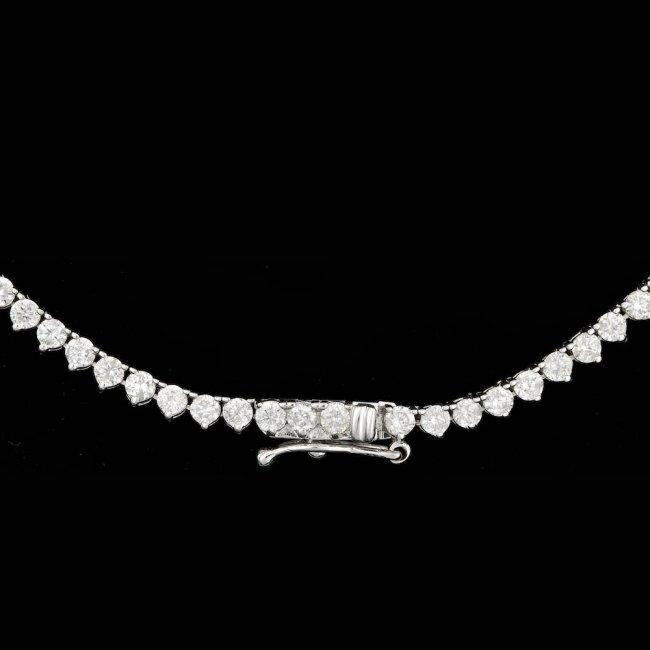 18k White Gold 10.2ct Diamond Necklace