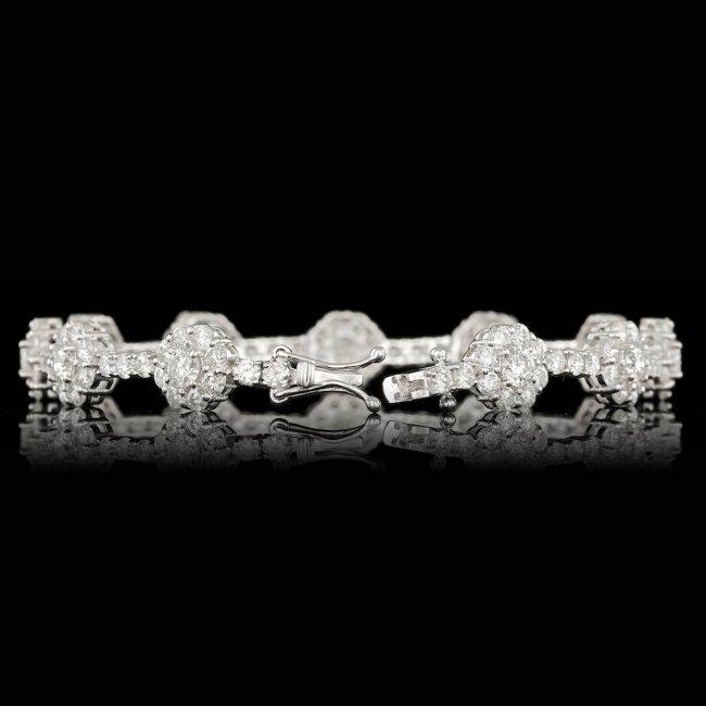 18k White Gold 9.50ct Diamond Bracelet