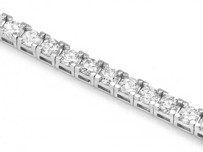 18k White Gold 6.50ct Diamond Bracelet