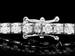 18k White Gold 4.50ct Diamond Bracelet