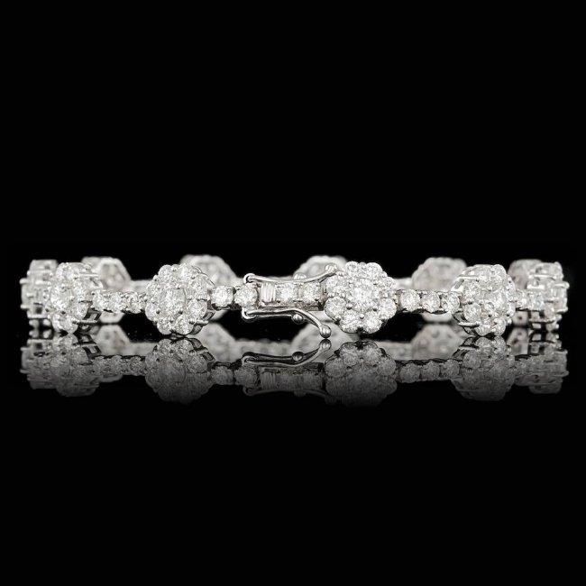 18k White Gold 9.50ct Diamond Bracelet