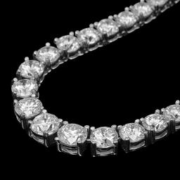 18K Gold 13.67ct Diamond Necklace