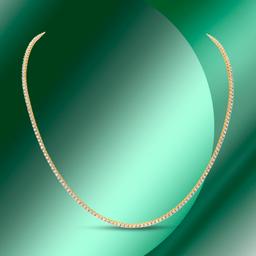 14K Gold 4.46cts Diamond Necklace