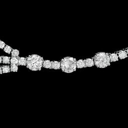 18k White Gold 12.90ct Diamond Necklace