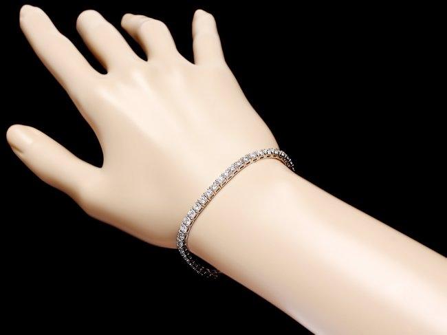 18k White Gold 4.50ct Diamond Bracelet