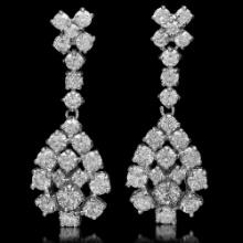 14K Gold 2.97ct Diamond Earrings