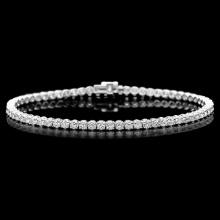 18k White Gold 4.50ct Diamond Bracelet