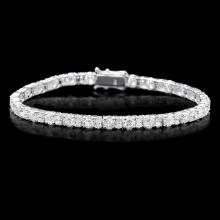 18k White Gold 8.60ct Diamond Bracelet