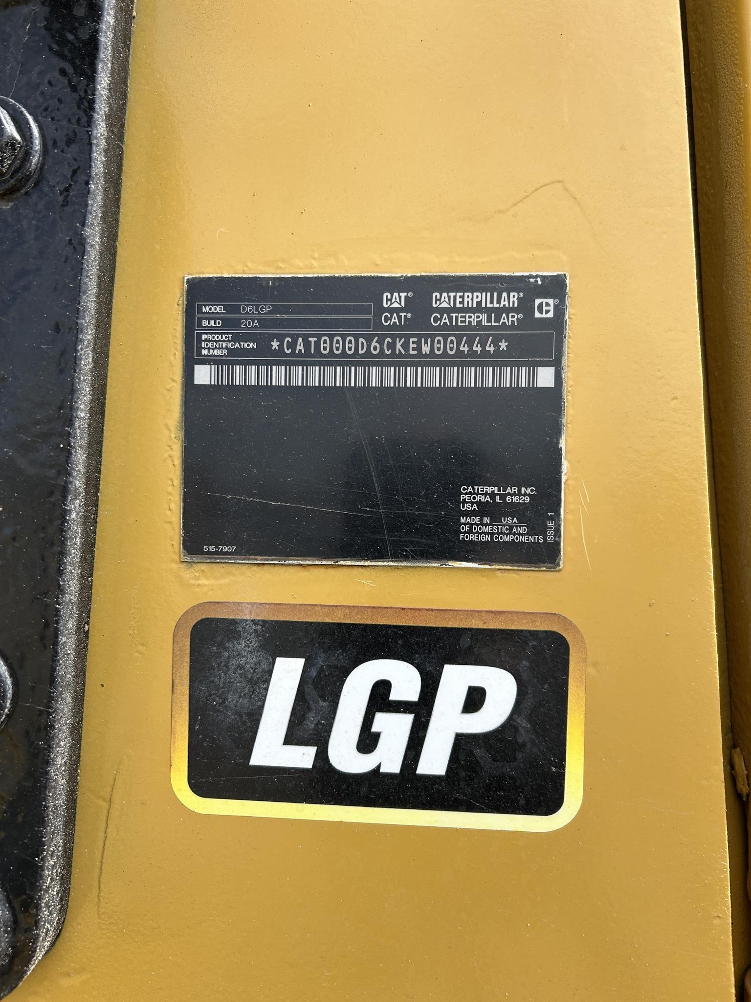 2020 CATERPILLAR D6 84