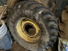 2X 14.9 R26 FIRESTONE TIRES AND RIMS 4