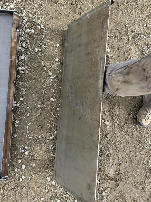 Hitch SOLID FULL WELDABLE QUICK ATTACH BLANK PLATE (3) 284