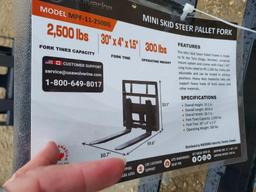 Fork, Pallet 2025 WOLVERINE MINI PALLET FORK MPF-11-2500G ATTAC 45