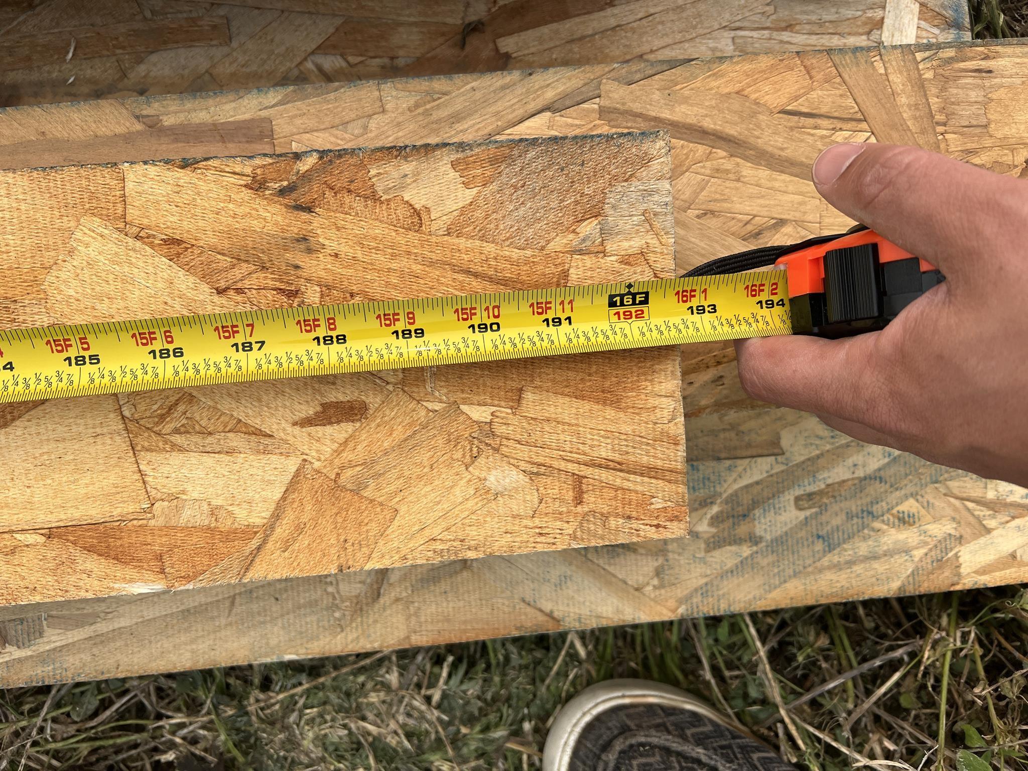 BUNDLE OF PLY WOOD 6"X 16FT BOARDS 468