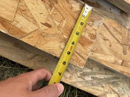 BUNDLE OF PLY WOOD 6"X 16FT BOARDS 468