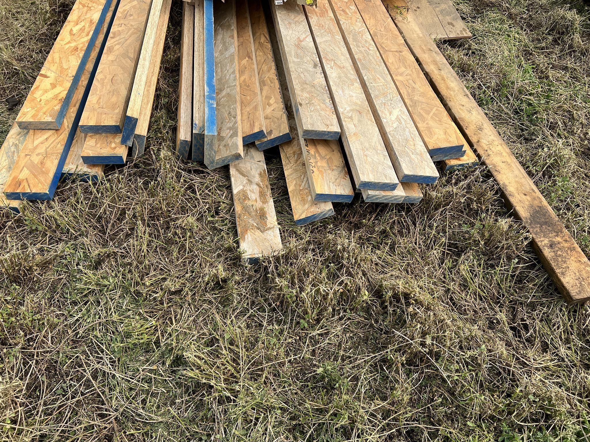 BUNDLE OF PLY WOOD 6"X 16FT BOARDS 468