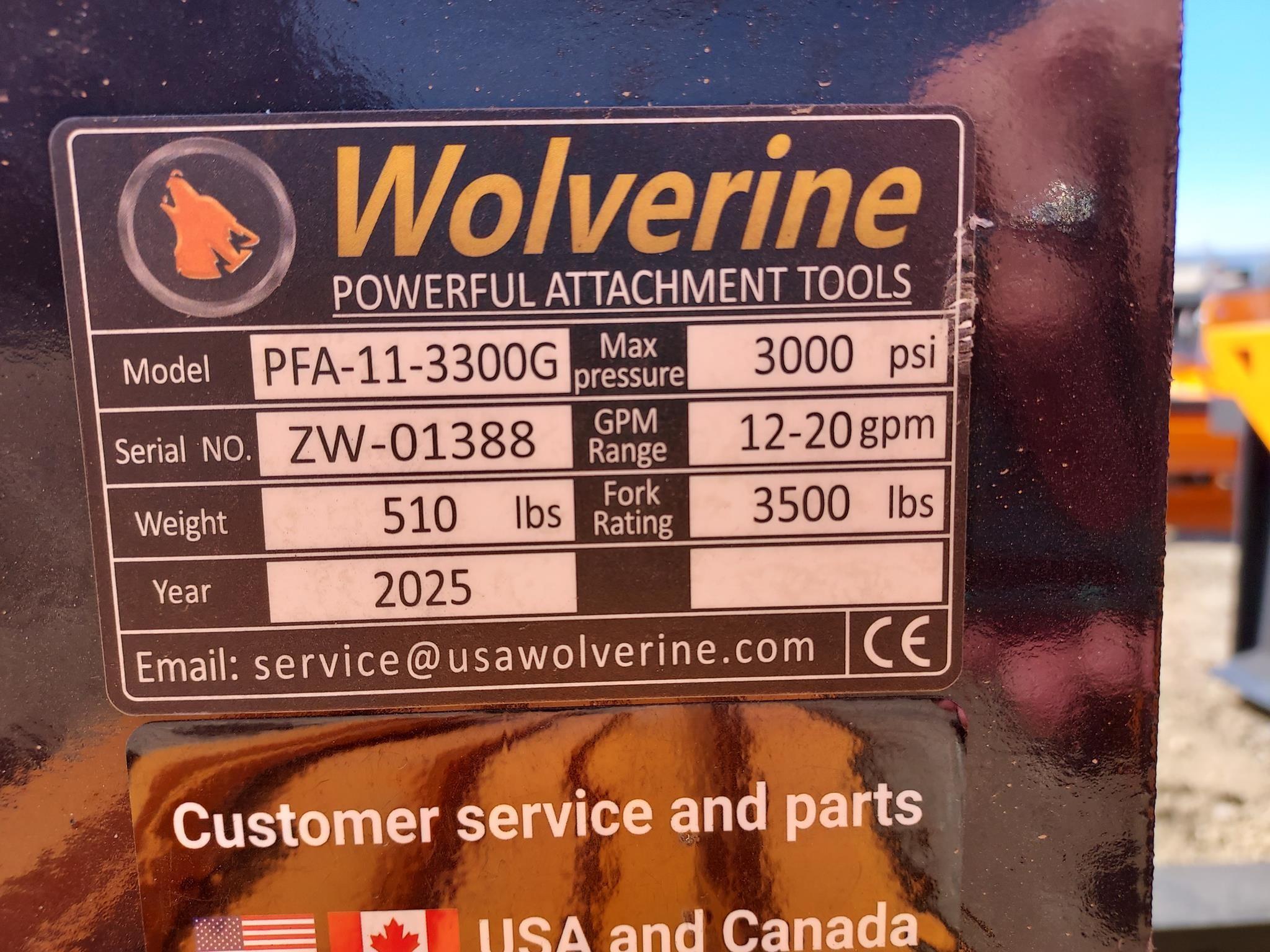 Fork, Pallet 2025 PALLET FORK PFA-11-3300G ATTACHMENT (4) 78