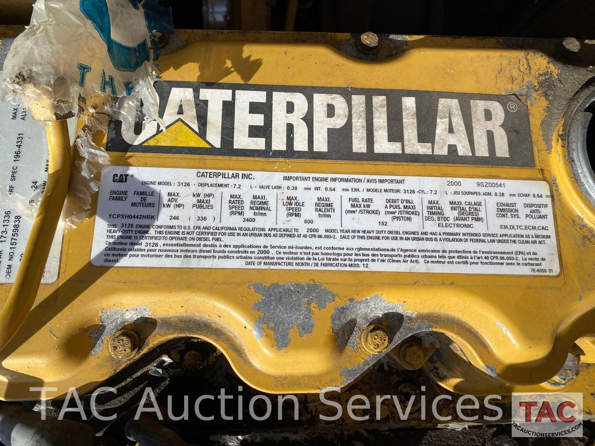 2000 Caterpillar 3126 Engine