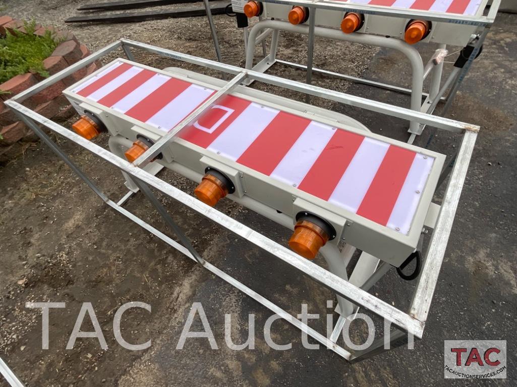 New Folding Truck Mounted Warning Sign