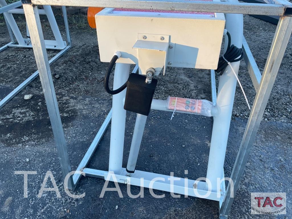 New Folding Truck Mounted Warning Sign