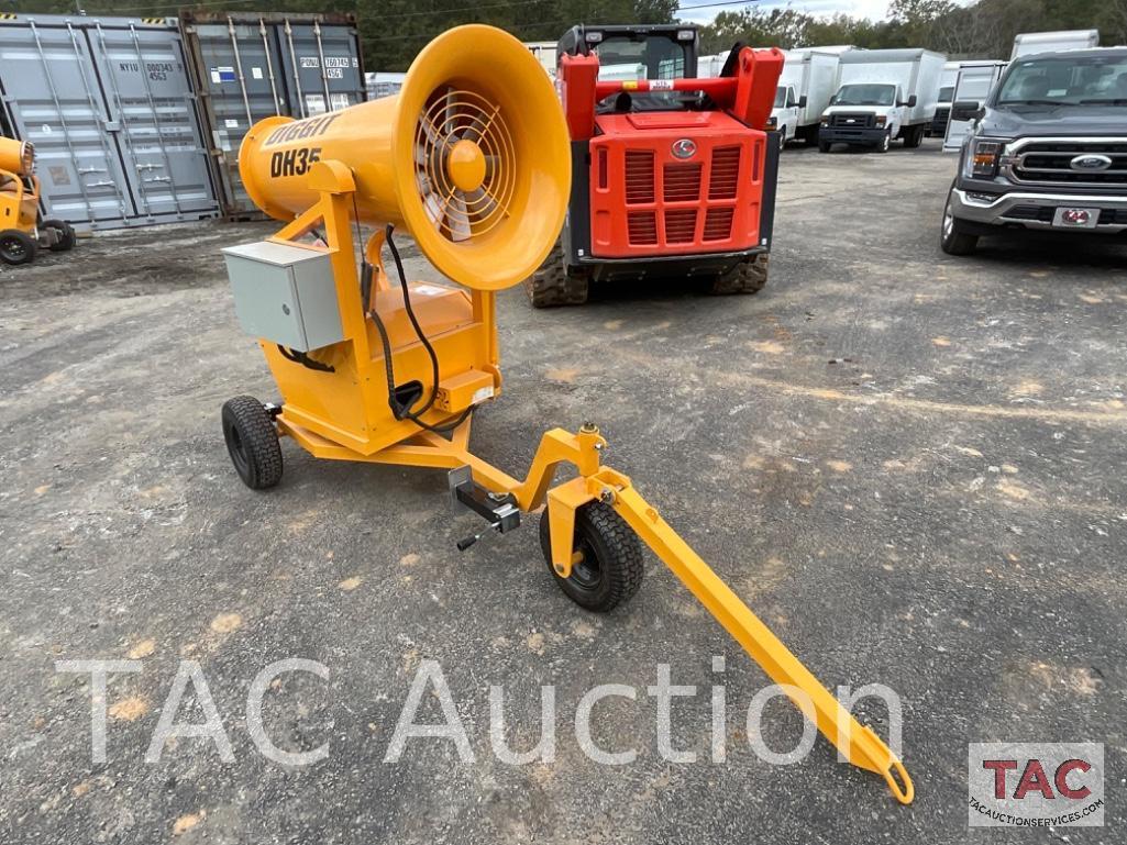 New Diggit DH35 Towable Dust Control Mister Fan
