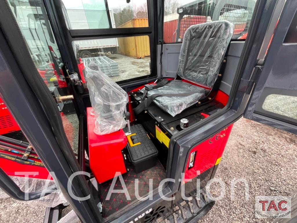 New 2023 MIVA Enclosed Cab Mini Excavator