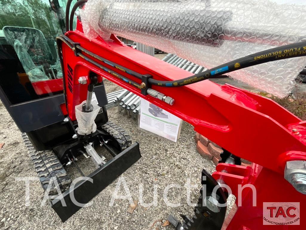 New 2023 MIVA Enclosed Cab Mini Excavator