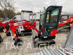 New 2023 MIVA Enclosed Cab Mini Excavator