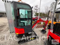New 2023 MIVA Enclosed Cab Mini Excavator