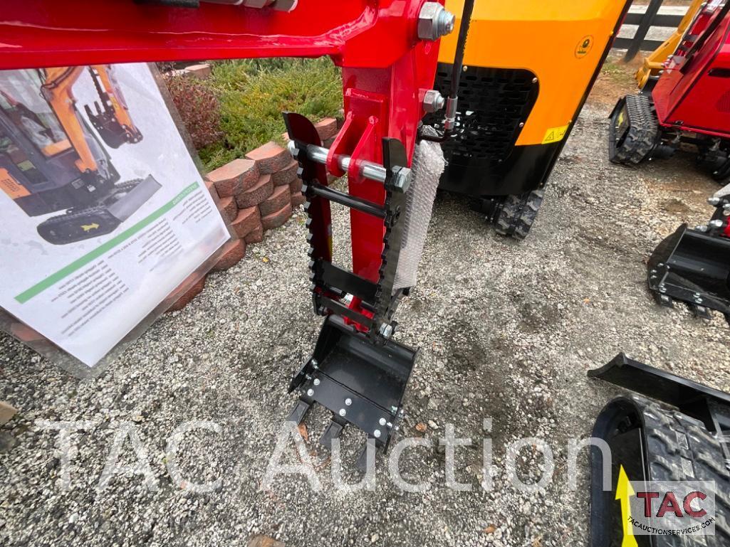 New 2023 MIVA Enclosed Cab Mini Excavator