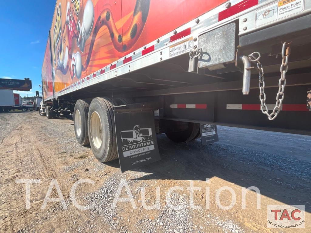 2021 BWS Demount Concept Chassis With (2) 2021 26ft Boxes