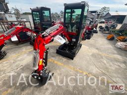 New MIVA VA13C Enclosed Cab Mini Excavator