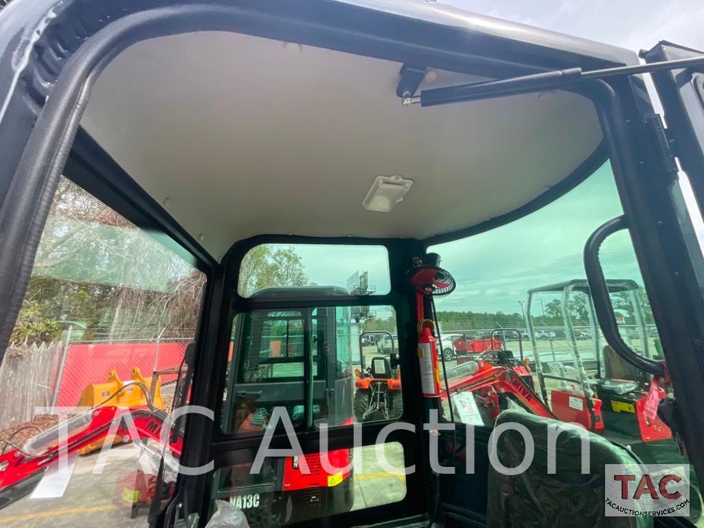 New MIVA VA13C Enclosed Cab Mini Excavator