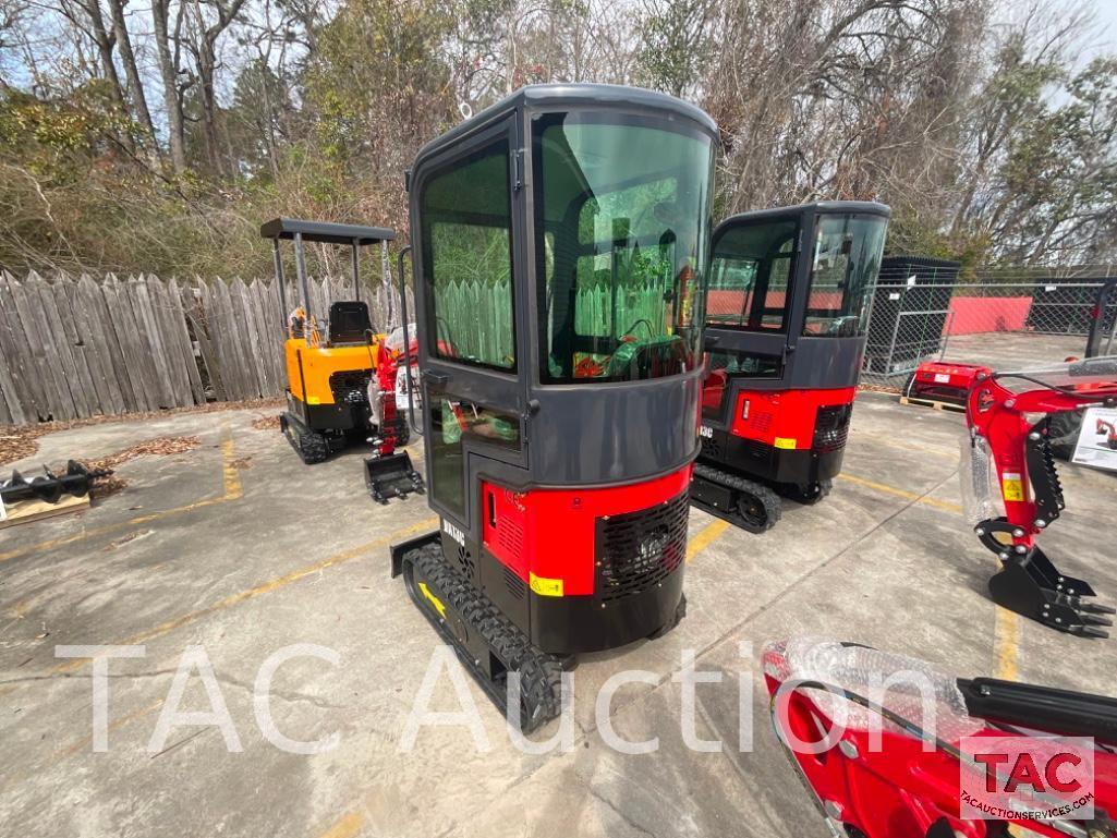 New MIVA VA13C Enclosed Cab Mini Excavator