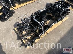 New (9) Piece Mini Excavator Attachment Set???????