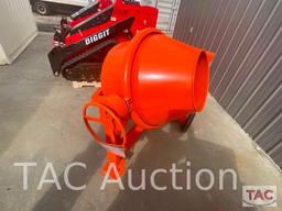 New 12 CU ft Steel Drum Concrete Mixer