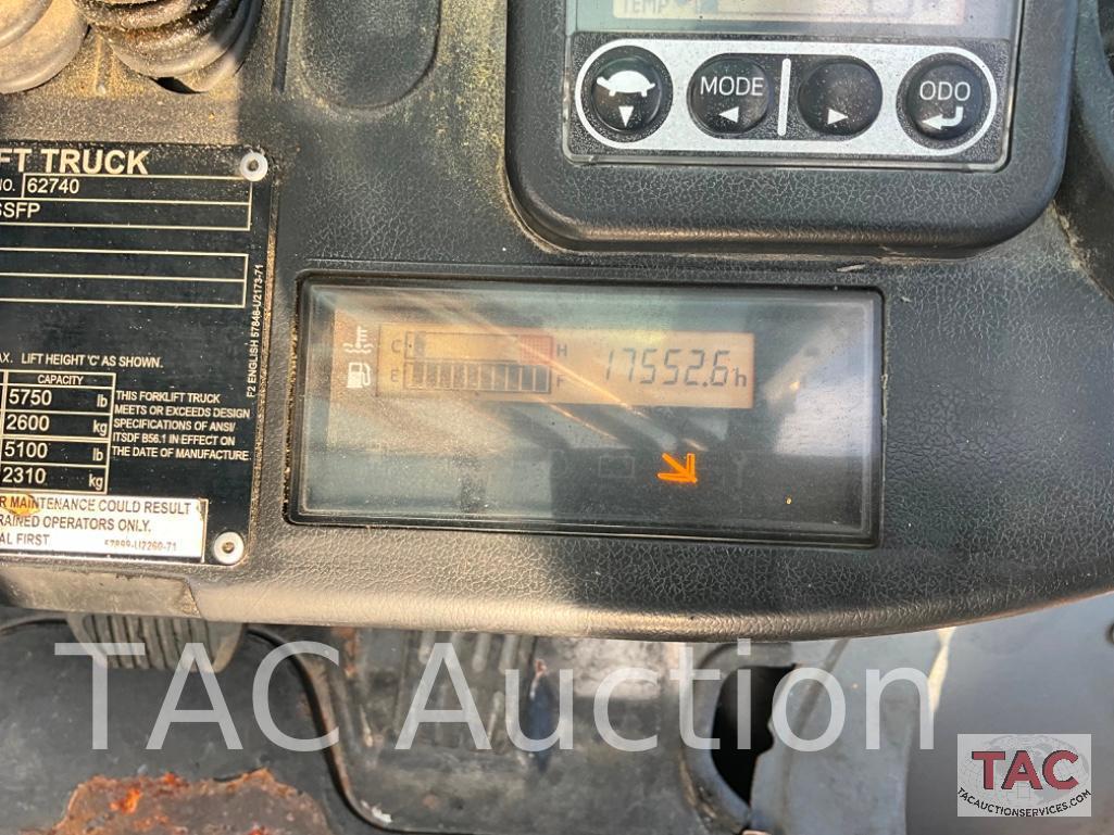 2018 Toyota 8FDU30 Diesel 6000lb Forklift