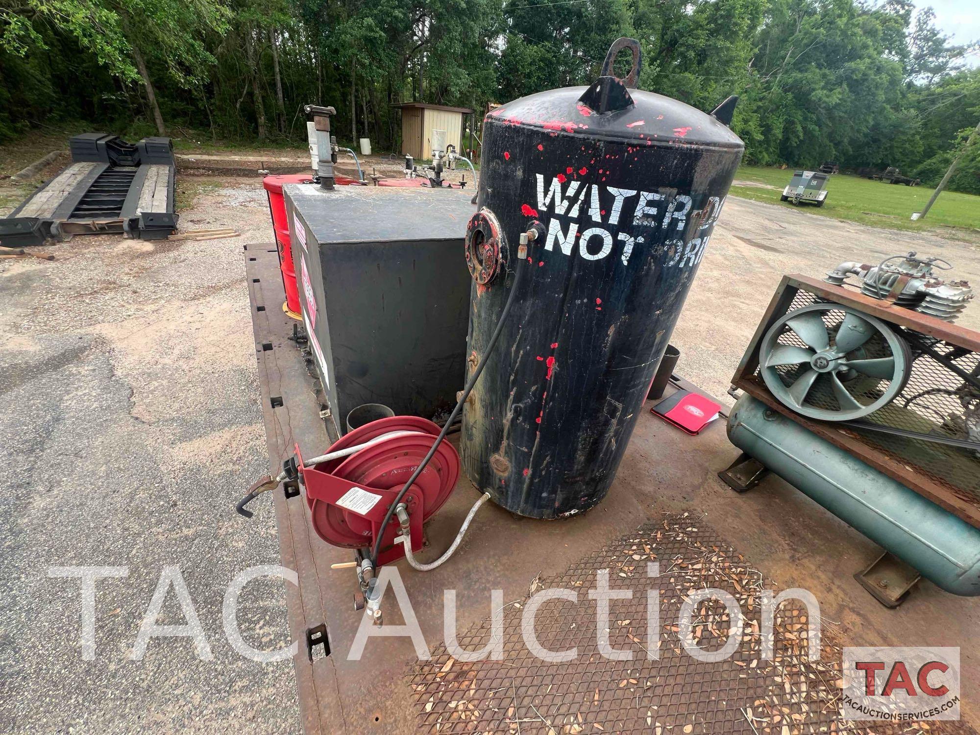 1999 International 4700 Flatbed Fuel Truck