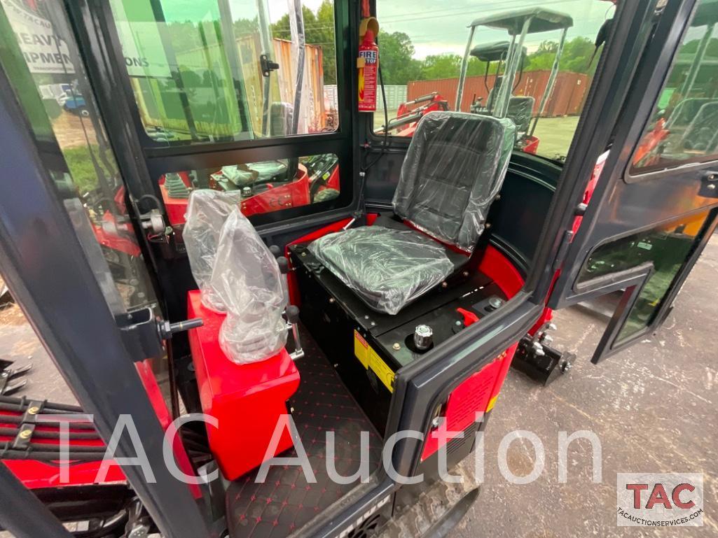 New MIVA VA13C Enclosed Cab Mini Excavator