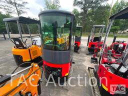 New MIVA VA13C Enclosed Cab Mini Excavator