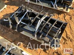 New (9) Piece Mini Excavator Attachment Set