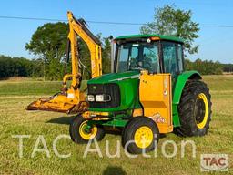 John Deere 6415 Utility Tractor W/ 50in Boom Mower