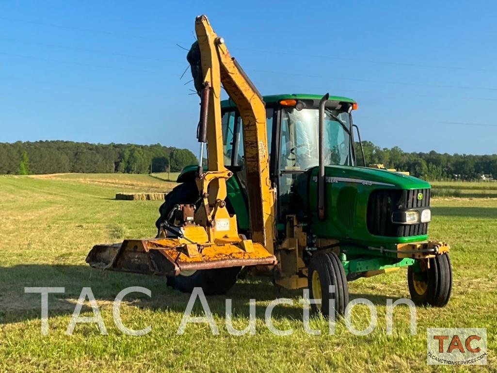 John Deere 6415 Utility Tractor W/ 50in Boom Mower