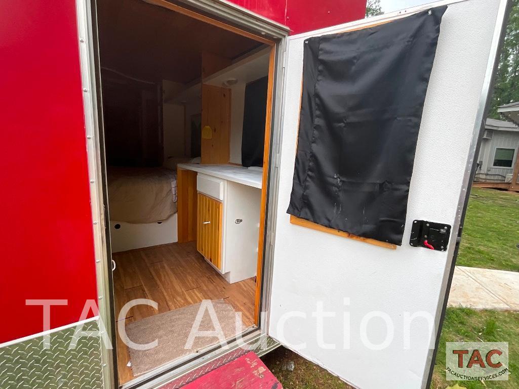 2018 Rock Solid Cargo Enclosed Camper Trailer 7x16
