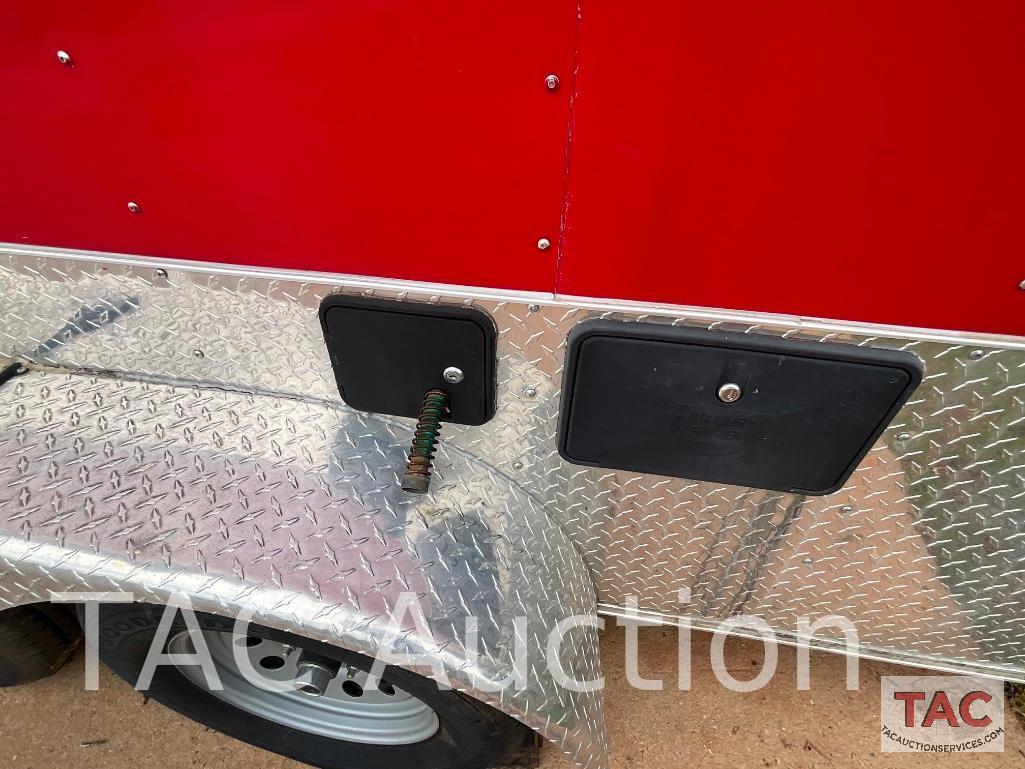 2018 Rock Solid Cargo Enclosed Camper Trailer 7x16