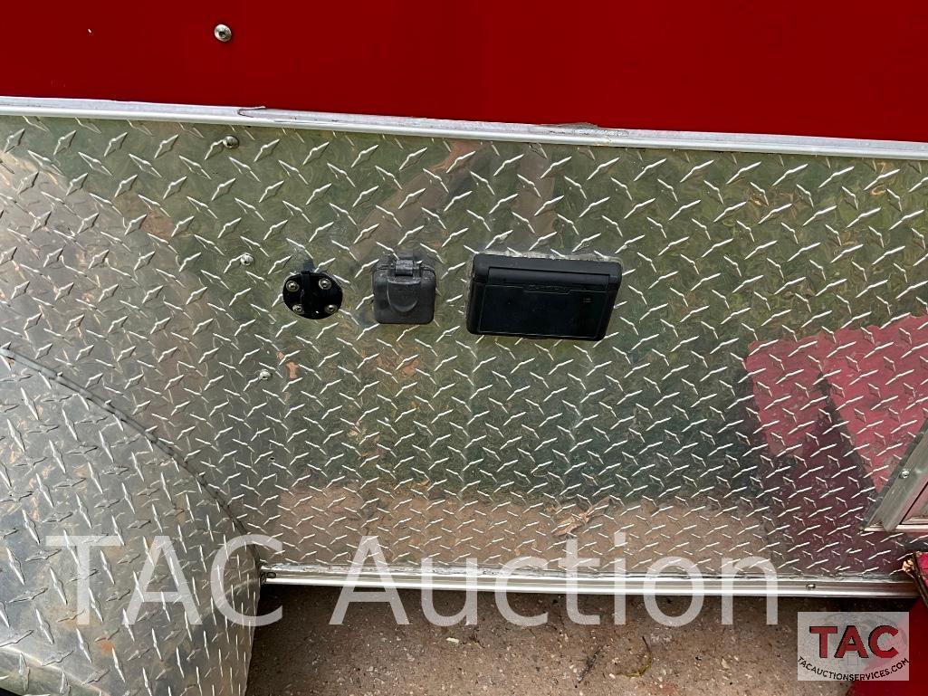 2018 Rock Solid Cargo Enclosed Camper Trailer 7x16